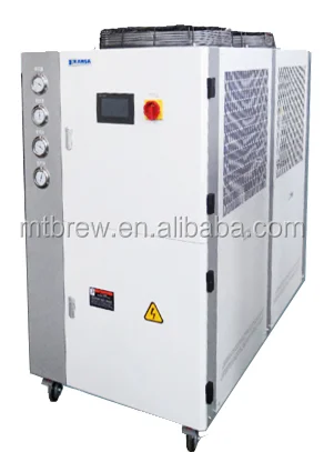 Air cooled system 12HP chiller fermentation industrial Refrigerator for craft beer cooling for beer brewing equipment