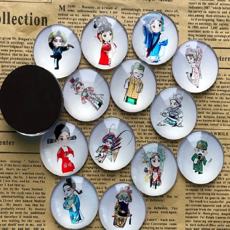 Wholesale  Hot Sale Circular Crystal Glass Magnets Customized Design Christmas Gifts/Souvenirs for Home Decoration