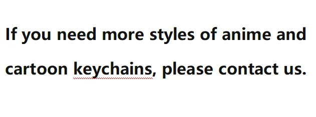 Cross border cartoon Hellboy keychain Cool Hellbringer anime figure 3D keychain Pvc bag pendant car key pendant