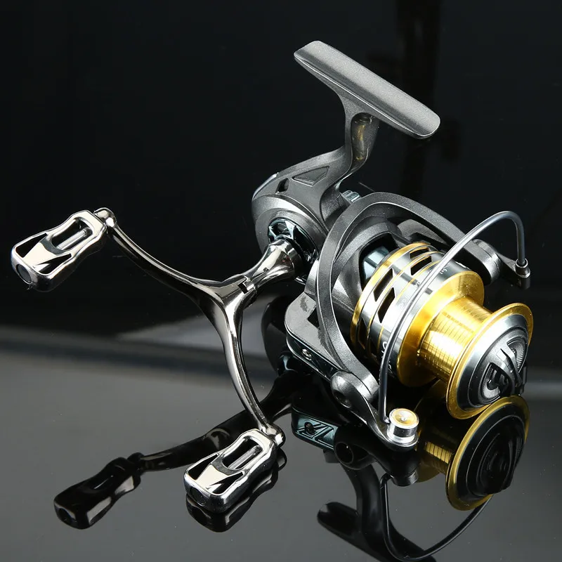 Powerful Spinning Reel Lightweight Saltwater Spinning Double Rocker Fishing Reel Sea Rod Casting Rod Spinning Wheel Fishing Reel