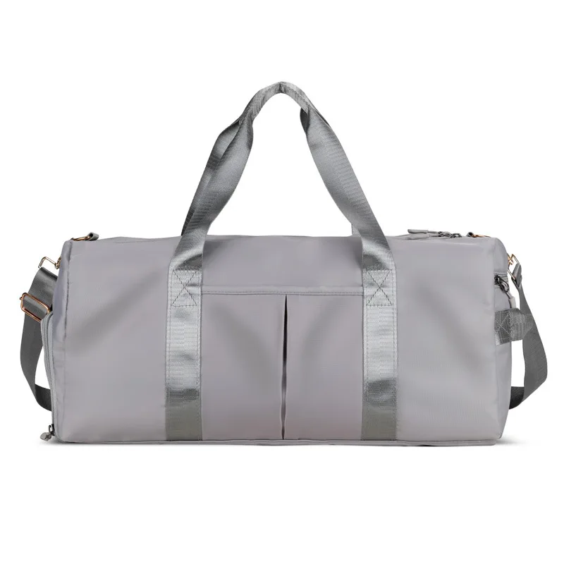 Wholesale Small Custom Unisex Pack Tote Logo Pink Canvas Women Men Weekender Travel Female Sport Gym Bag