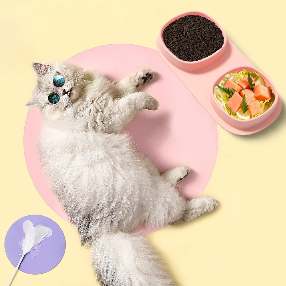 2024 Portable Dog Water and Food Feeder Outdoor Travel Feeding Bowl Plate Feeder Utensils Pet Accessories Supplies Box for Dogs