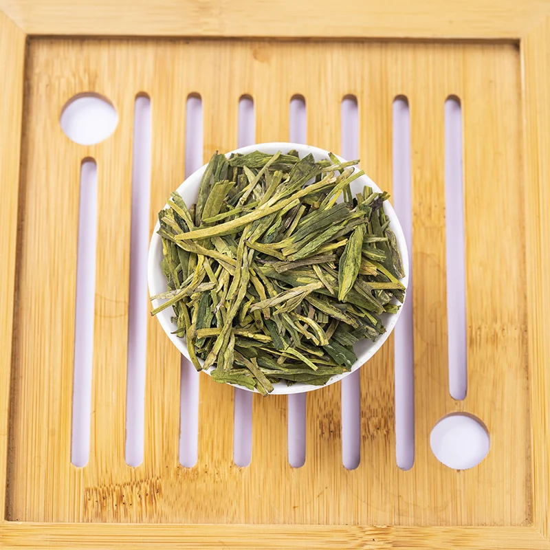 organic west lake dragon well tea long jing (dragon well) unprocessed tea leaves