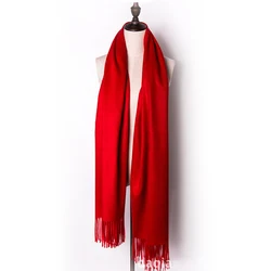 Multi Color Extra Large Size Soft Cashmere Scarf And Wool Shawl Wrap Elegant Design With The Tassels