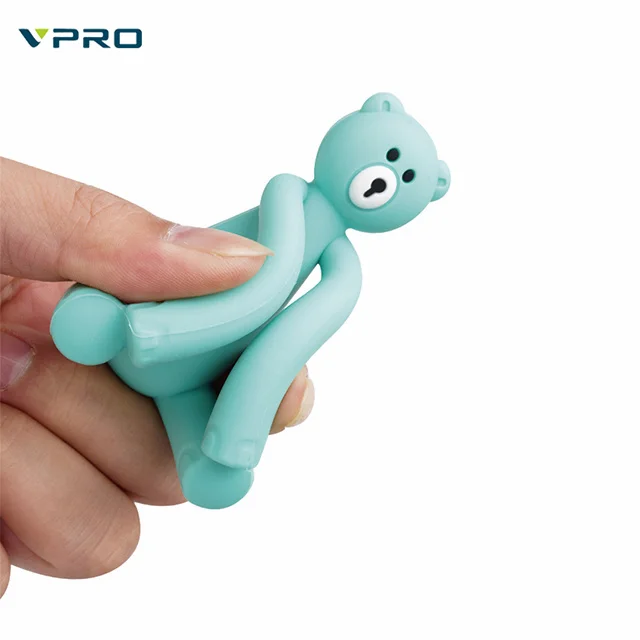 Kids Safety Children Teething Infants Chewing Toys Bear Shape Silicone Baby Teethers Newborn Teeth Care BPA products
