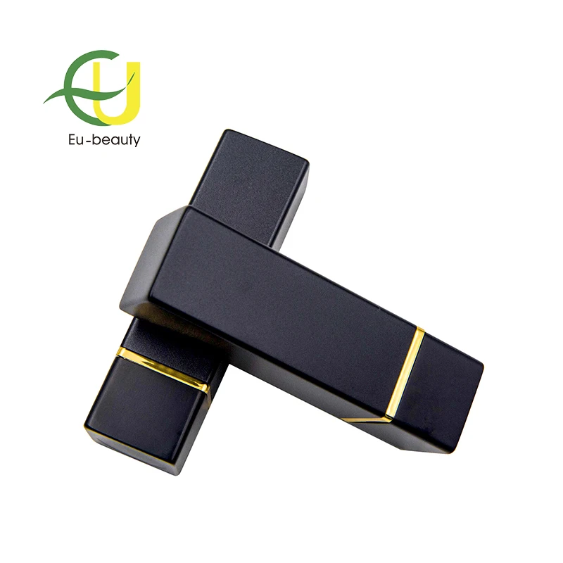 High-grade black magnet metal  lipstick tubea or lip balm container