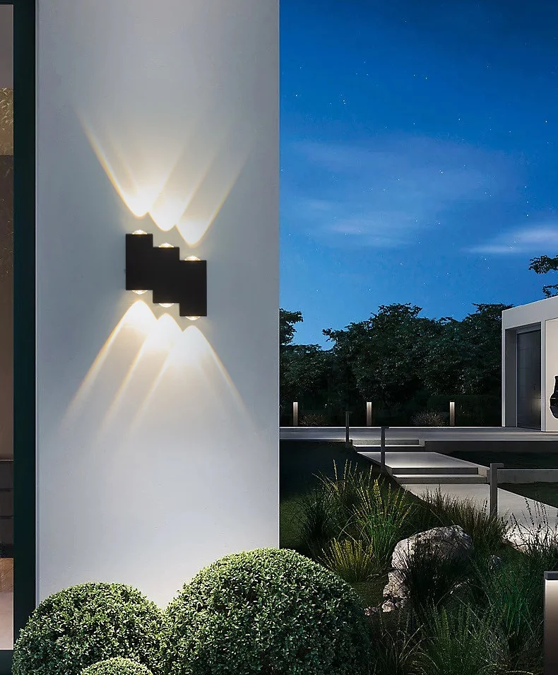 Modern Decoration Wall Mounted Porch Corridor Sconce Lights Up And Down Outdoor Wall Light Led Waterproof Ip65 Outdoor Wall Lamp