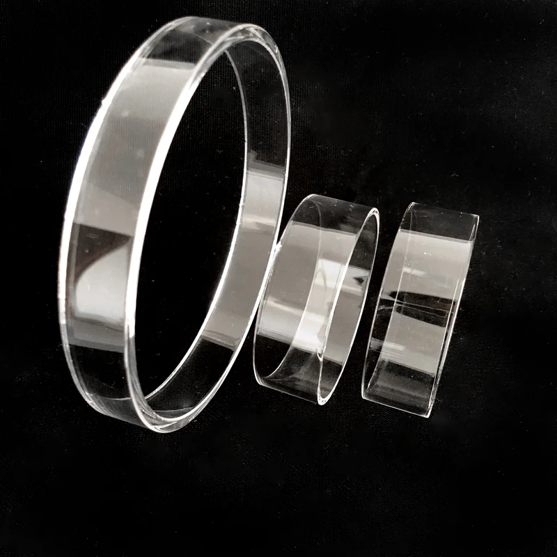 High temperature resistant high purity transparent quartz instrument quartz ring
