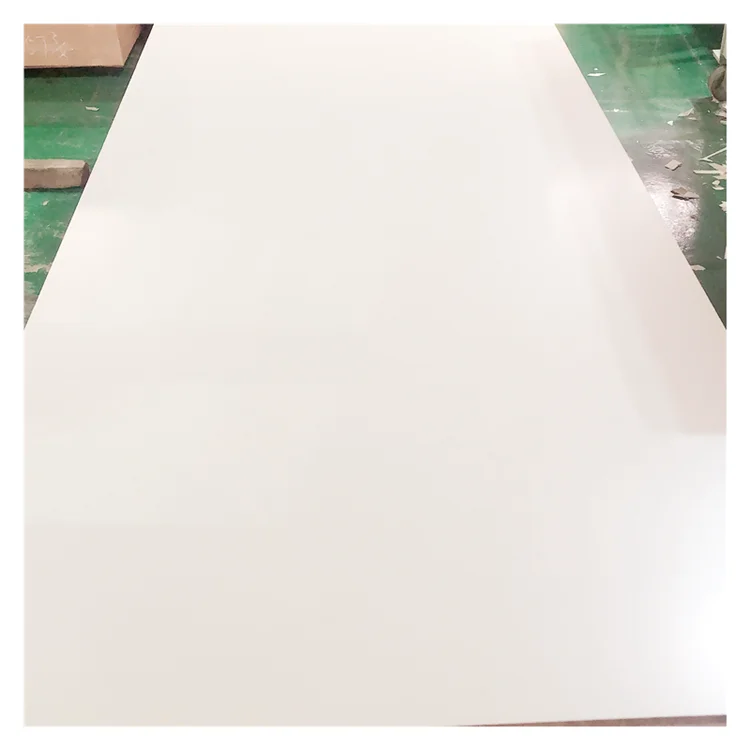 High quality 3mm 6mm 12mm 15mm 18mm fibreboards white melamine mdf hdf board for Furniture