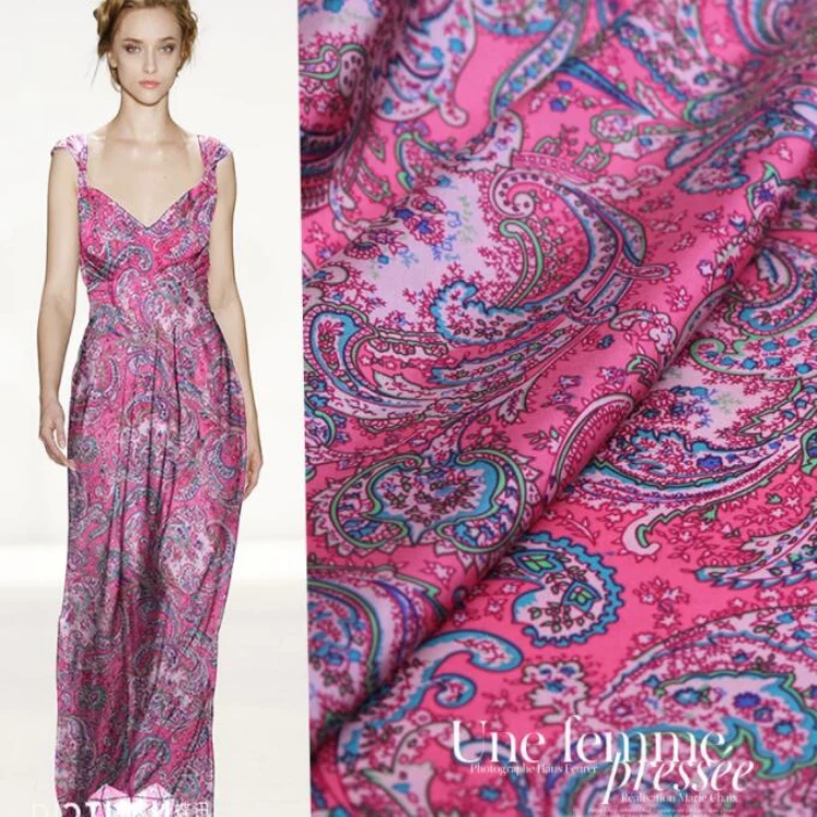 Summer Mulberry Silk Clothing Lined Dress Shirt Fabric