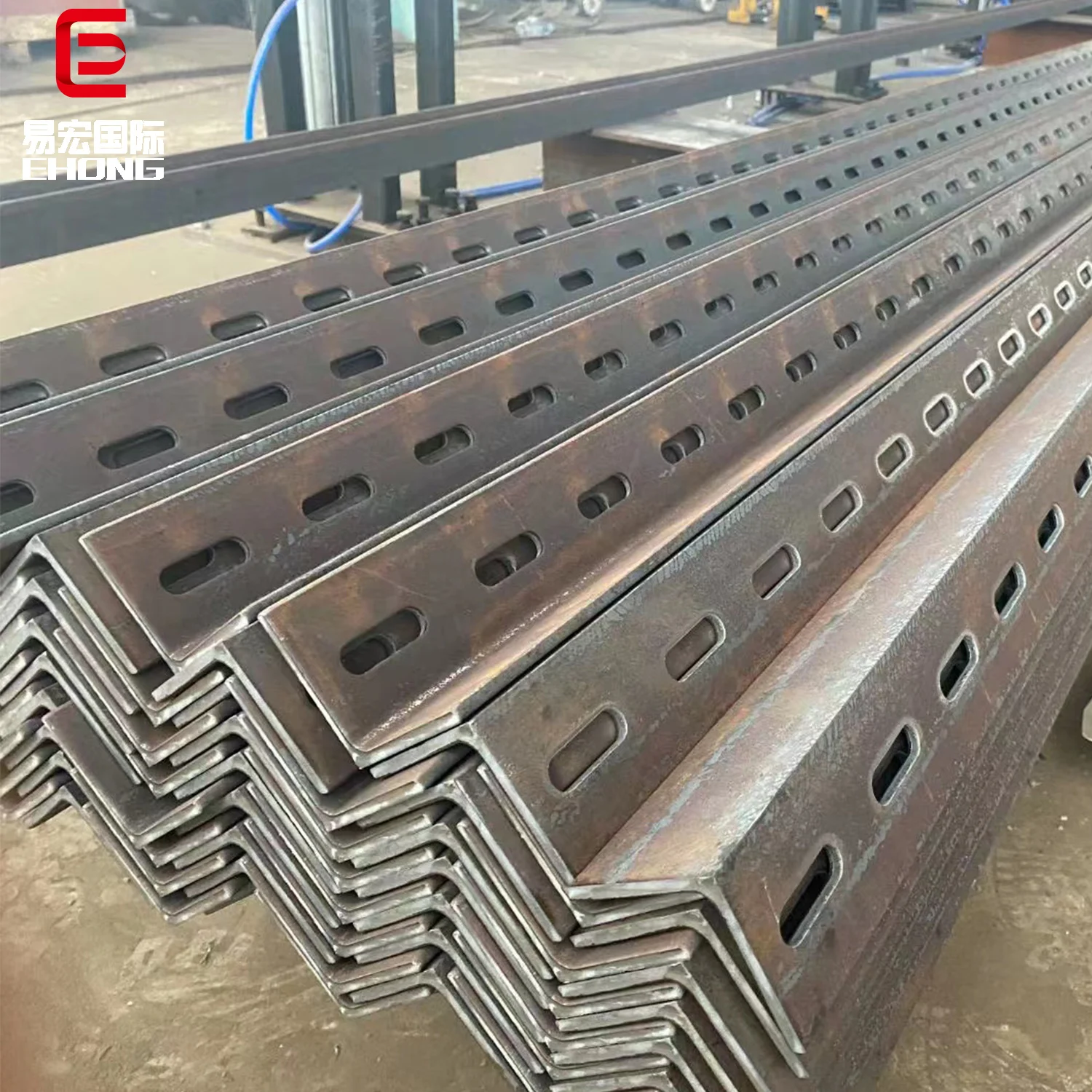 Hot rolled high quality perforated angle bar customized with angle products drawing
