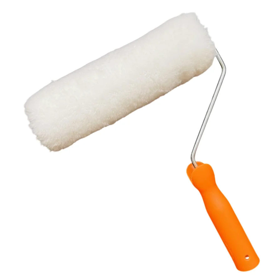 Decorative Easy-clean Paint Roller Industrial Aluminium Handle Microfiber Different Stripe Paint Roller