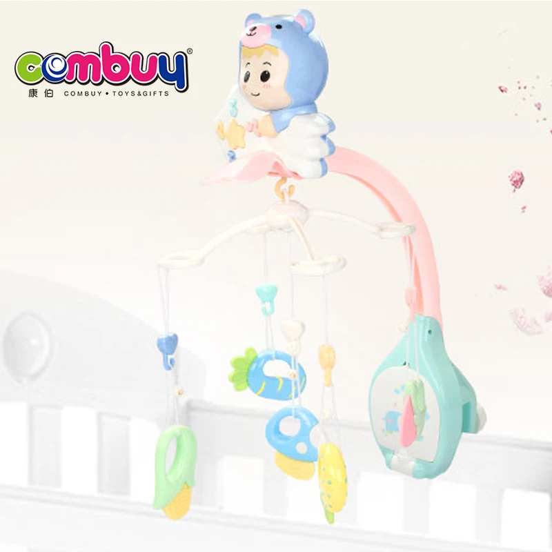 Проекция Звезды музыка вращающаяся прикроватная игрушка детская кровать мобильный колокольчик