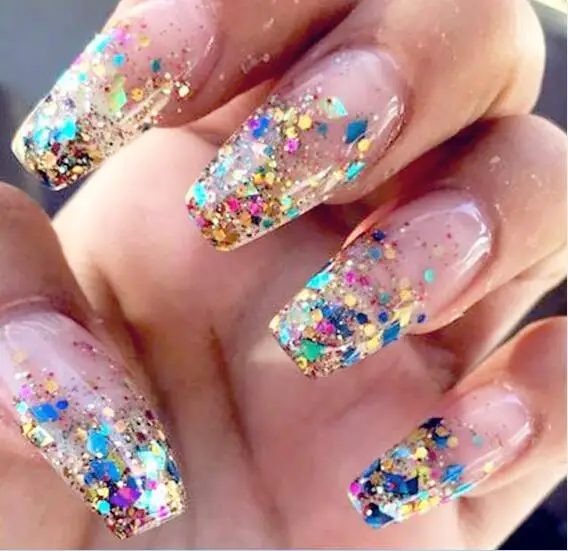 gold silver copper Foil Flake  for nail or other crafts