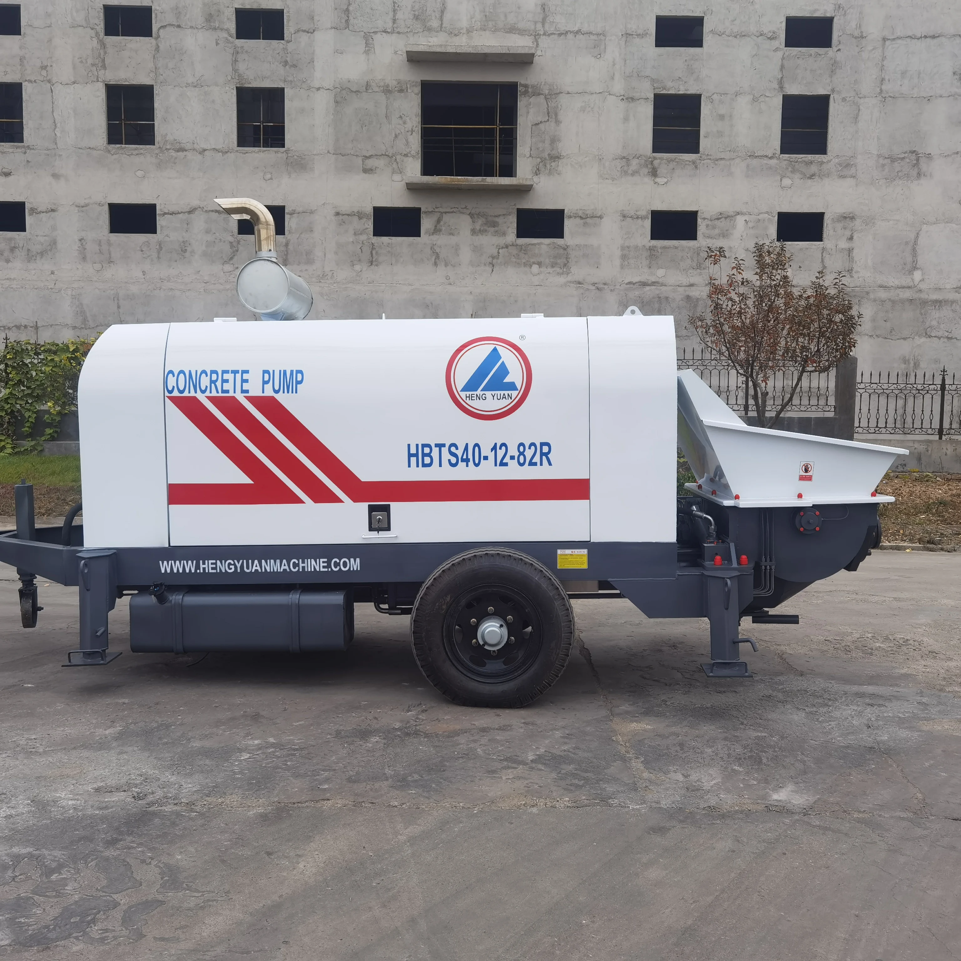 Concrete pump cement diesel small concrete pump for sale