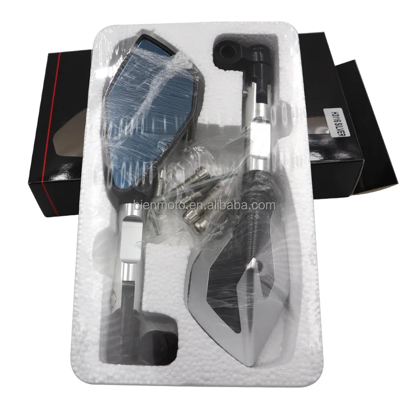 Универсальный m8 10 Мотоцикл Скутер Электрический дропшиппинг Мотоцикл Алюминиевый задний retrovisor Ручка Бар боковые зеркала заднего вида