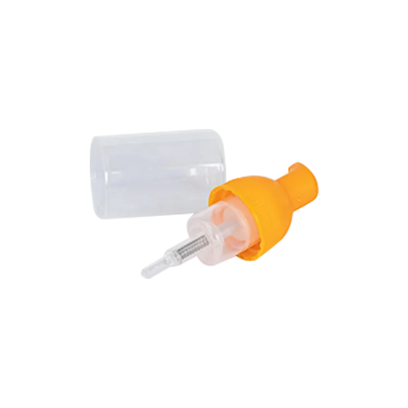28mm orange PP foam pump for Cosmetic packaging