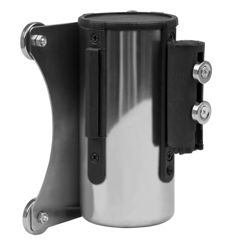 crowd control 2m 3m 5m wall mounted webbing magnetic retractable belt barrier stanchion
