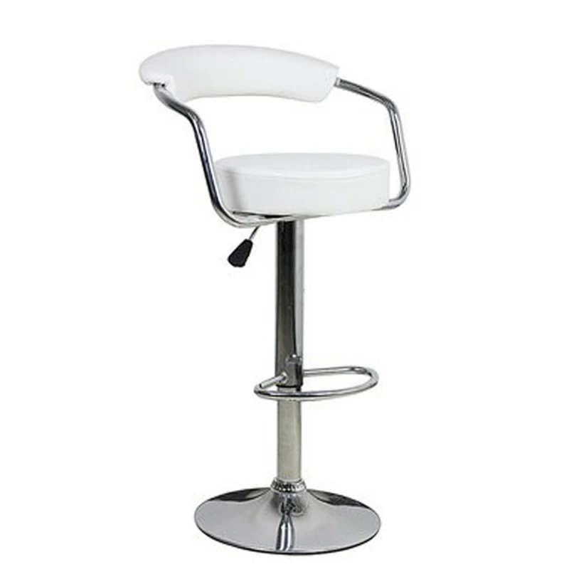 Round Bar Stool With Back Swivel Modern Bar Stools High Chair Stools For Heavy People Counter Bar Chairs