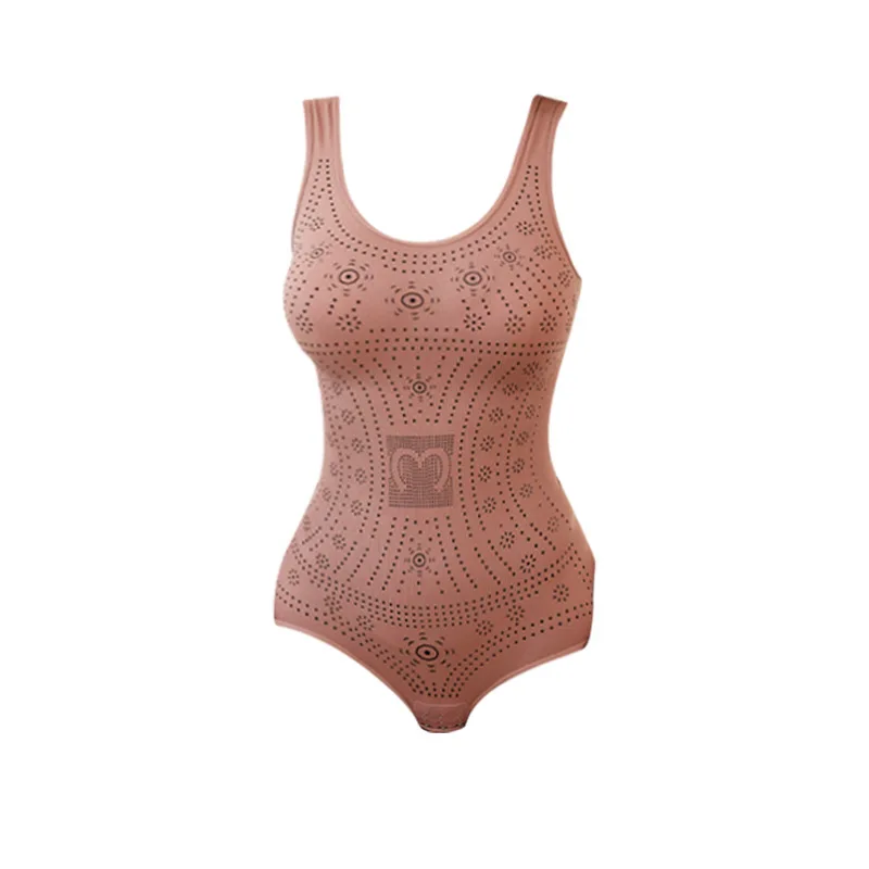 Wholesale T Shirt Bodysuit Top One Piece Thong Body Shaper Seamless Sculpting Fajas Colombians Bodysuit