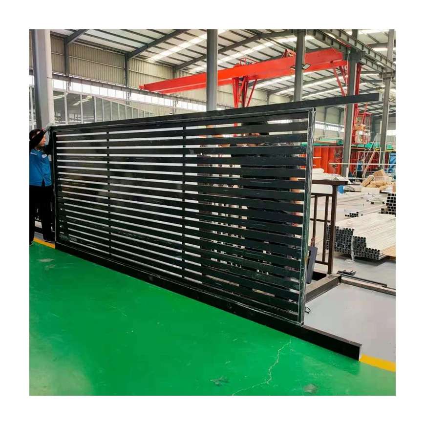 Garden metal security vertical panel aluminium slat for fence