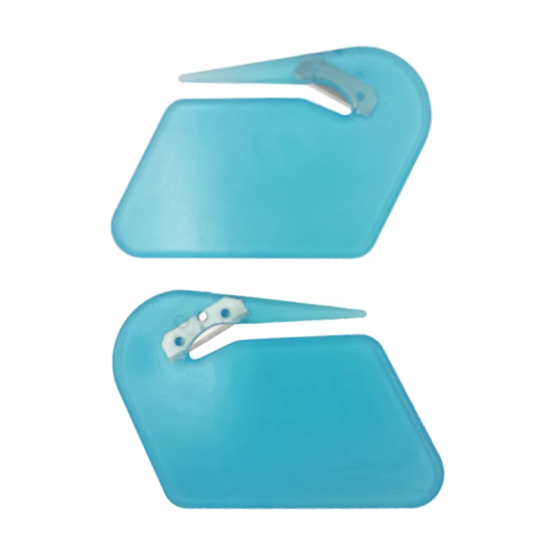 Портативный высококачественный пластиковый Открыватель для писем милый мини-нож резки Прозрачной