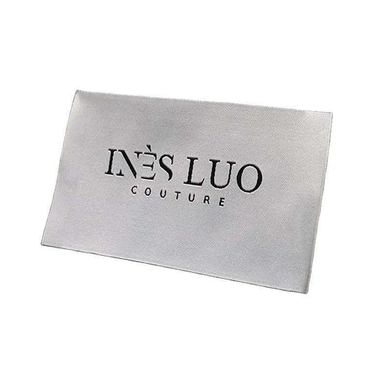 Design Your Custom Brand Name Printing Organic Cotton Fabric Tag Clothing Labels Linen Clothing Labels