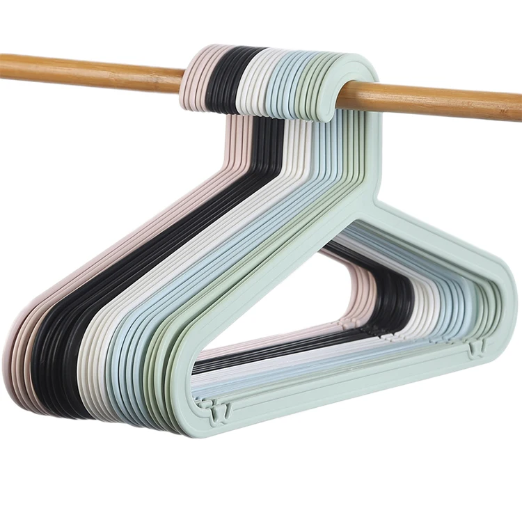 Cheap Traceless Hanger Adult Multi-functional Non-slip Laundry Clothes Hanging Hanger Wardrobe Household Plastic Clothing Opp /
