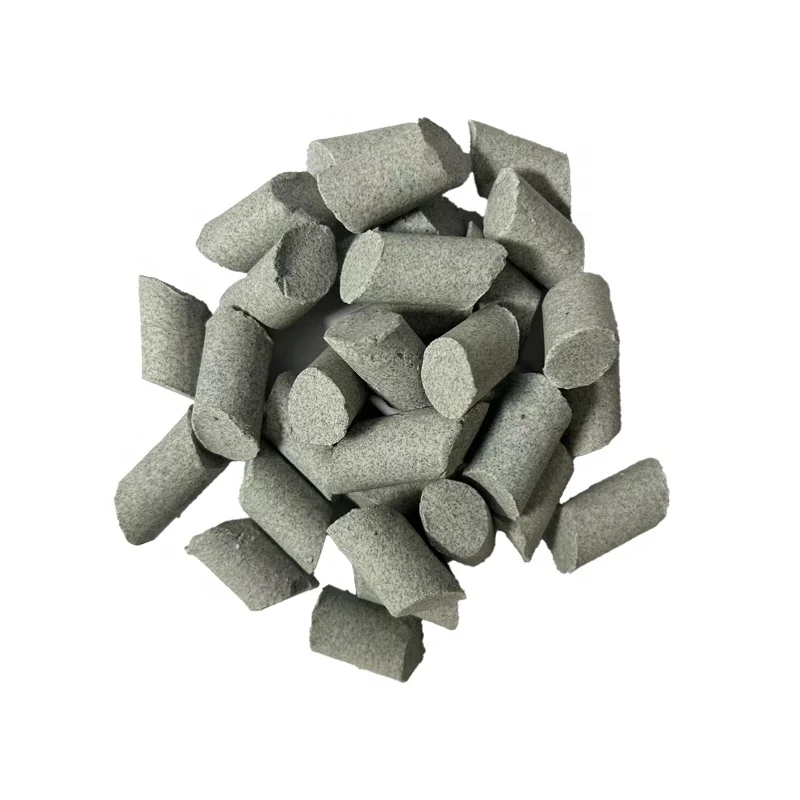 Factory Wholesale Brown Corundum Grinding Block Oblique Triangular Vibrating Grains Stone Grinding Abrasive