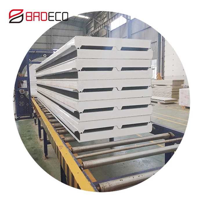 Высококачественные 100 мм пенополиуретановые сэндвич-кровельные панели/листы с тремя/четырьмя волнами