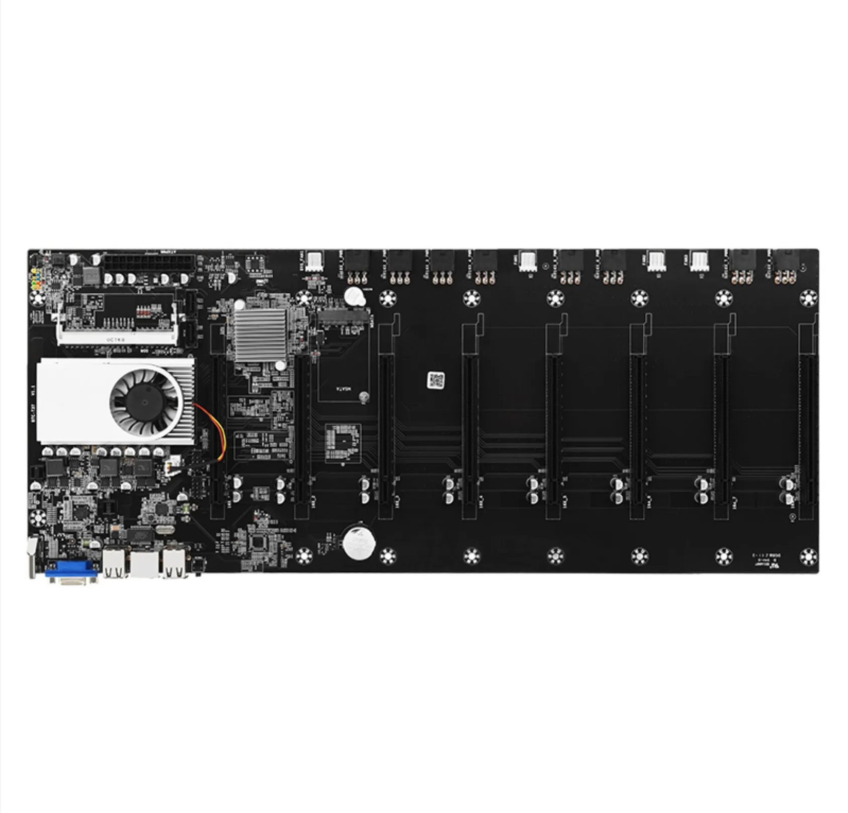 
Crypto etherum currency mining rig 8 GPU motherboard Bitcoin Ether LiteCoin mining 8 pcs Graphics 