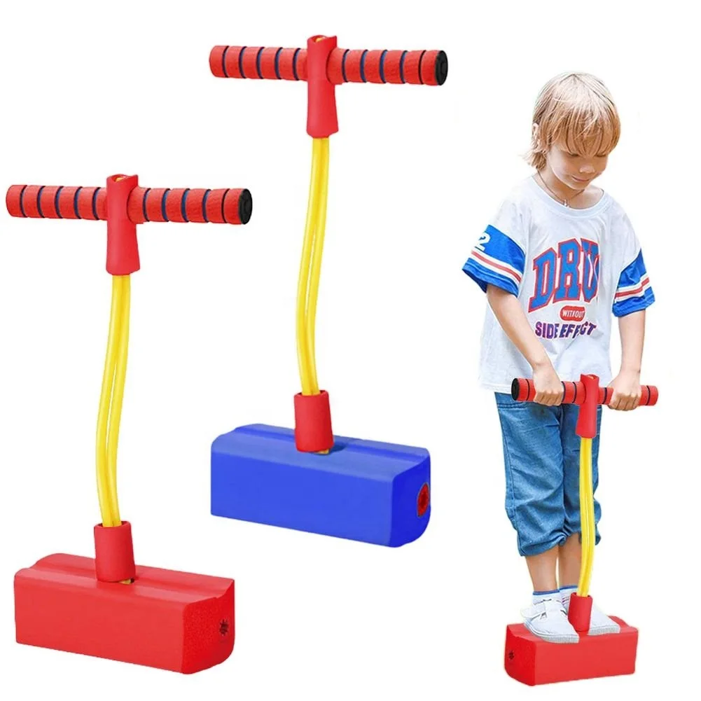 Kids Sports Games Toys Foam Pogo Stick Jumper Outdoor Fun Fitness Equipment Indoor Entertainment Children Sensory Toys Boy Girl