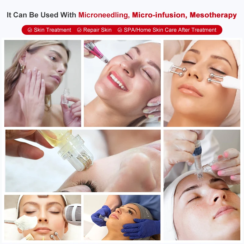 Smoothing Brightening Hyaluronic Acid Mesotherapy Ampoule Serum Micro Infusion Serum Microneedling Stamp Serum