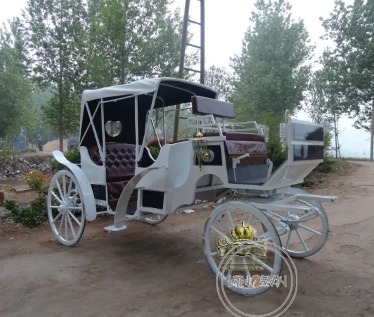 OEM подержанная Золушка Тыква принцесса свадебная каретка лошадь тянутая карета Королевский лошадь трейлер для продажи