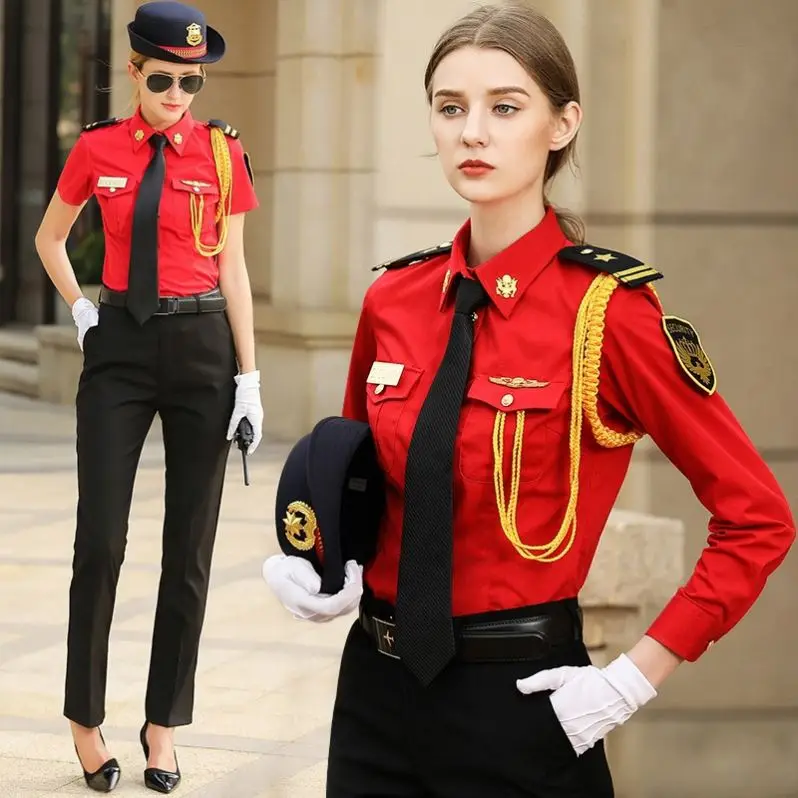 Safety Guard Uniform Security Uniform Accessories Security Safety Work Uniform For Women