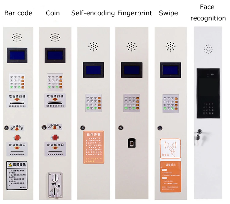 Electronic rfid automatic pay portable lockers outdoor sport venue smart locker smart locker