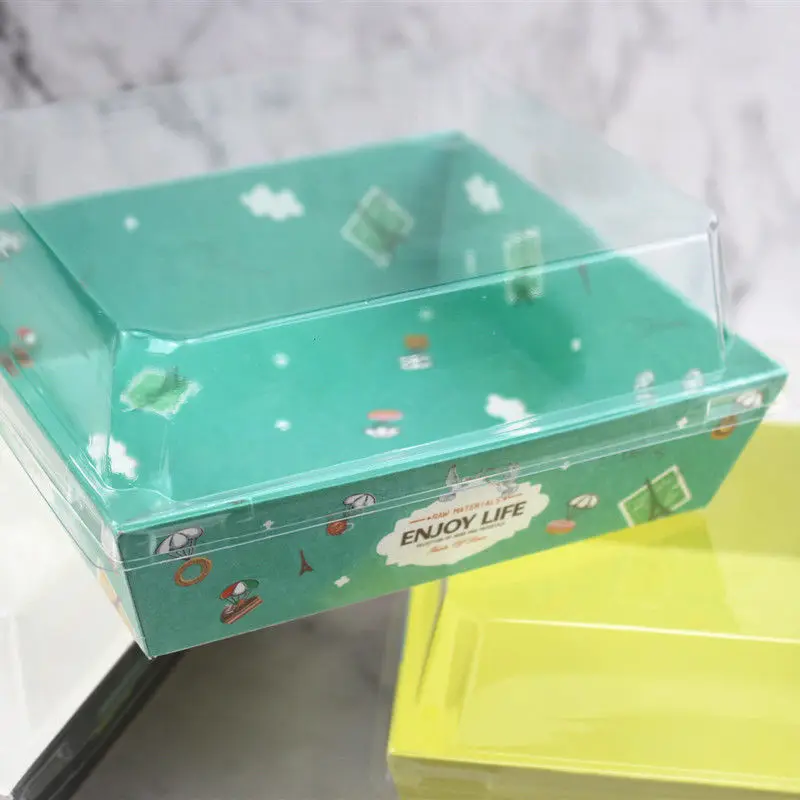 Accept Custom Box with Clear Lid Hot Dog Box Paper Tray Kraft Paper Food Packaging Disposable Food & Beverage Packaging