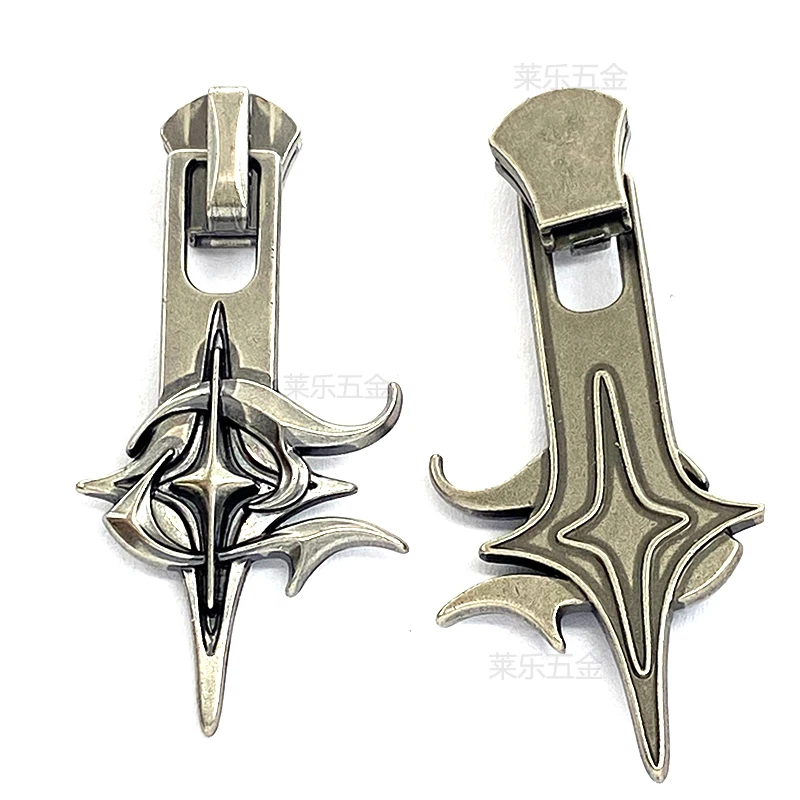 Garment Sewing Accessories zipper pulls Star Shaped Zip For metal Zipper Repair Kits Replacement Zipper Slider