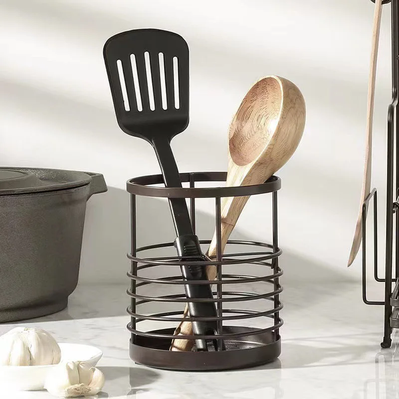 Kitchen chopsticks shelf cutlery cage draining rack knife set and fork rack kitchen storage household artifacts