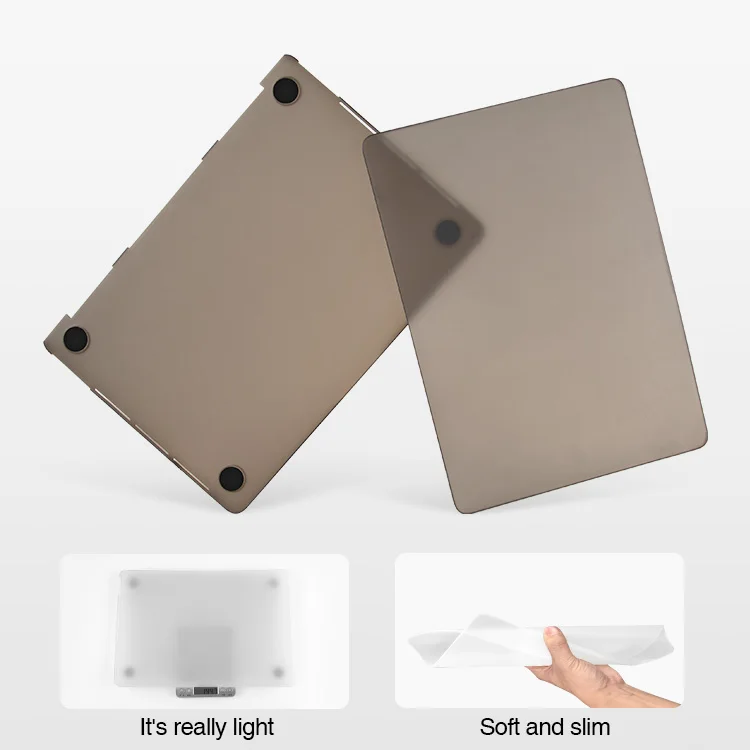 New Arrival Ultra Slim For Macbook Cover Smooth Edge Never Turn Yellow Ultra Thin PP Laptop Case For Macbook Pro 14 16