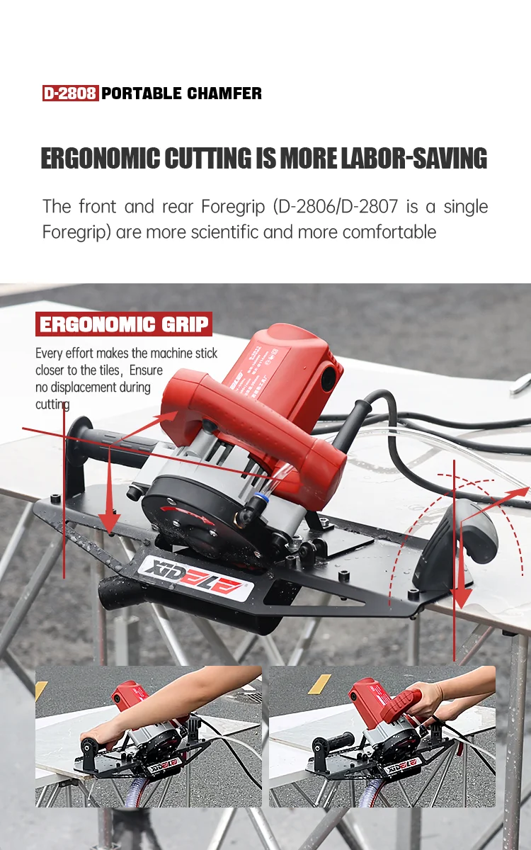 5KG Portable Ceramic Tile Chamfering Machine Cutting Machine Rock Plate Cutting Electric Tool