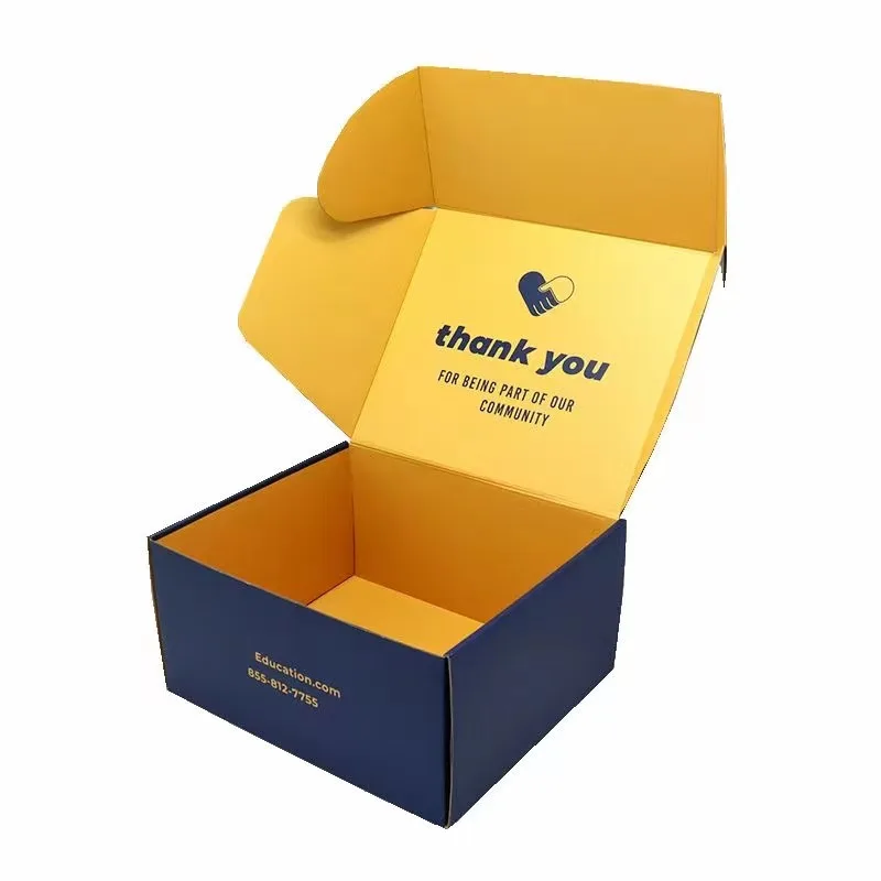 Custom corrugated paper box storage carton package box for scarf shipping bo