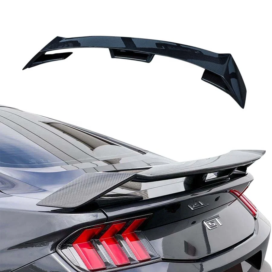 Carbon Fiber Performance Pack Wing Rear Spoiler For Ford Mustang Dark Horse S650 Body Kit Accessories