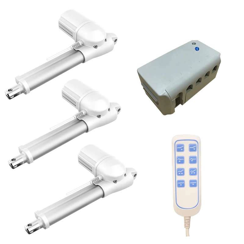 China brand linear motor for three function medical electric hospital bed