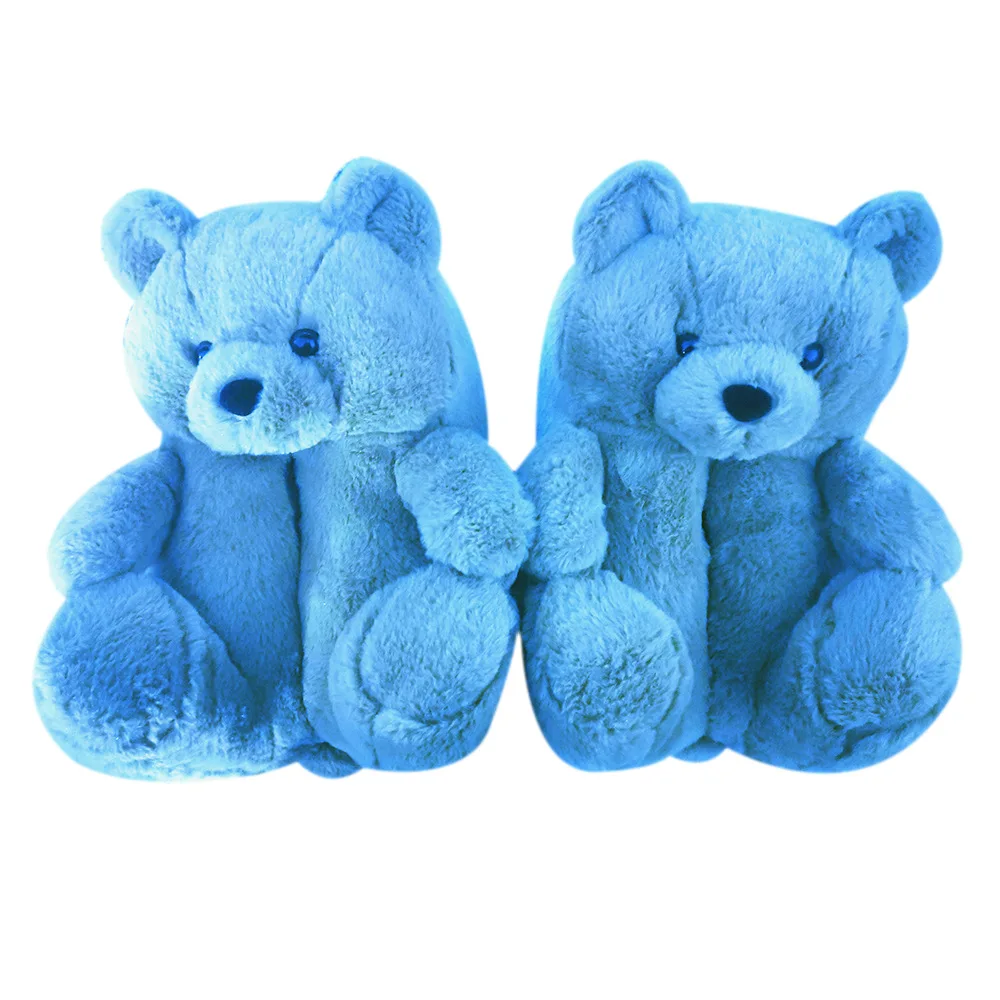 
Factory direct sales high quality bear slippers teddy bear slippers women bear house slippers 