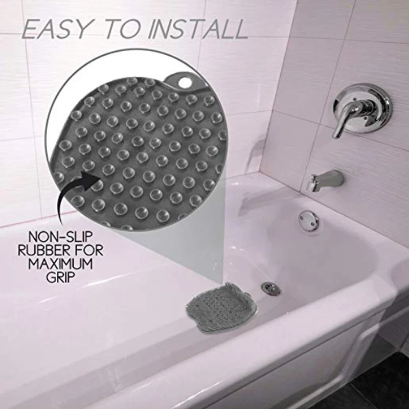 Wholesale Bath Cleaner Shower Foot Washing Massager Pad With Suction Cup
