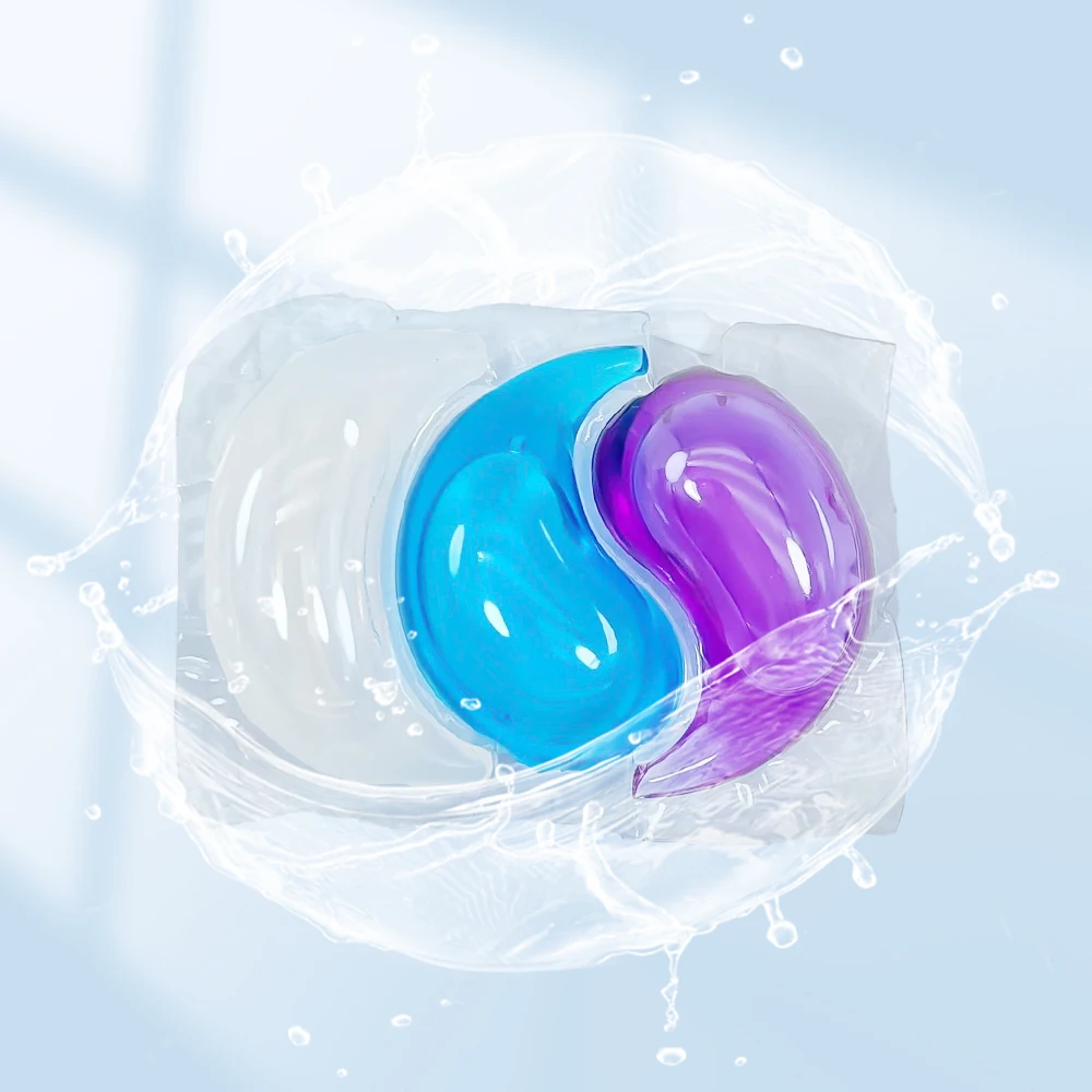 Капсулы для моющего средства от клещей с логотипом на заказ 3 в 1 быстро растворяет аромат 8 г 10 капсулы стирки