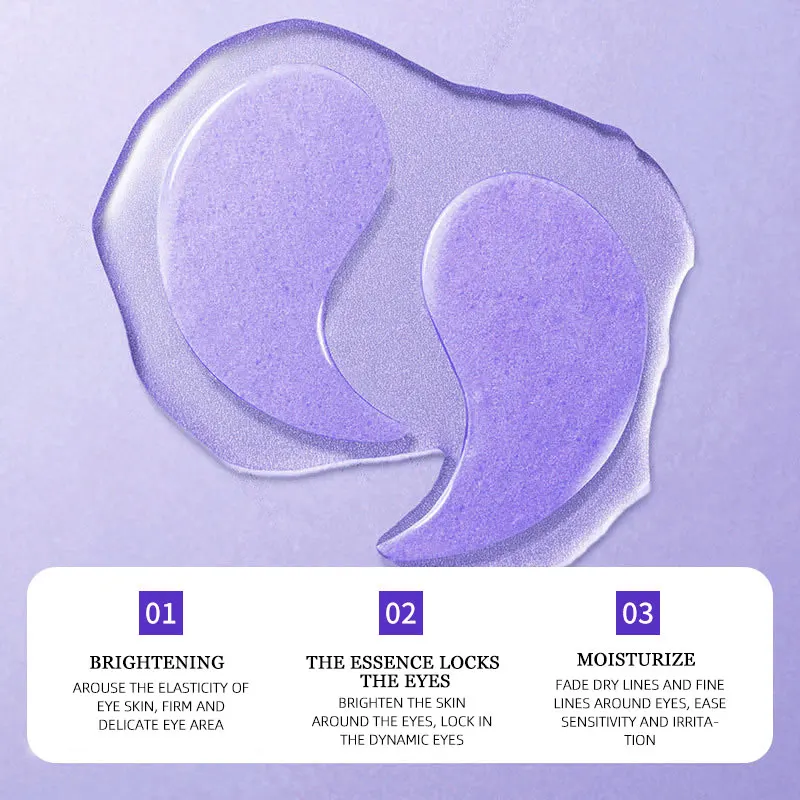 Anti Wrinkle Dark Circle Crystal Eye Mask Lightening Moisturizing Wrinkle Remover Brightening Korean Under Eye Patches