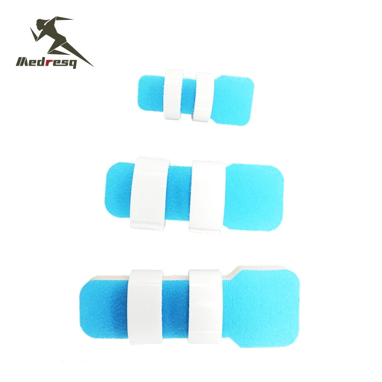 Medresq Manufacturer High Quality Aluminum Foam Wrist Splint Blue White Medical IV Arm Board for Injection