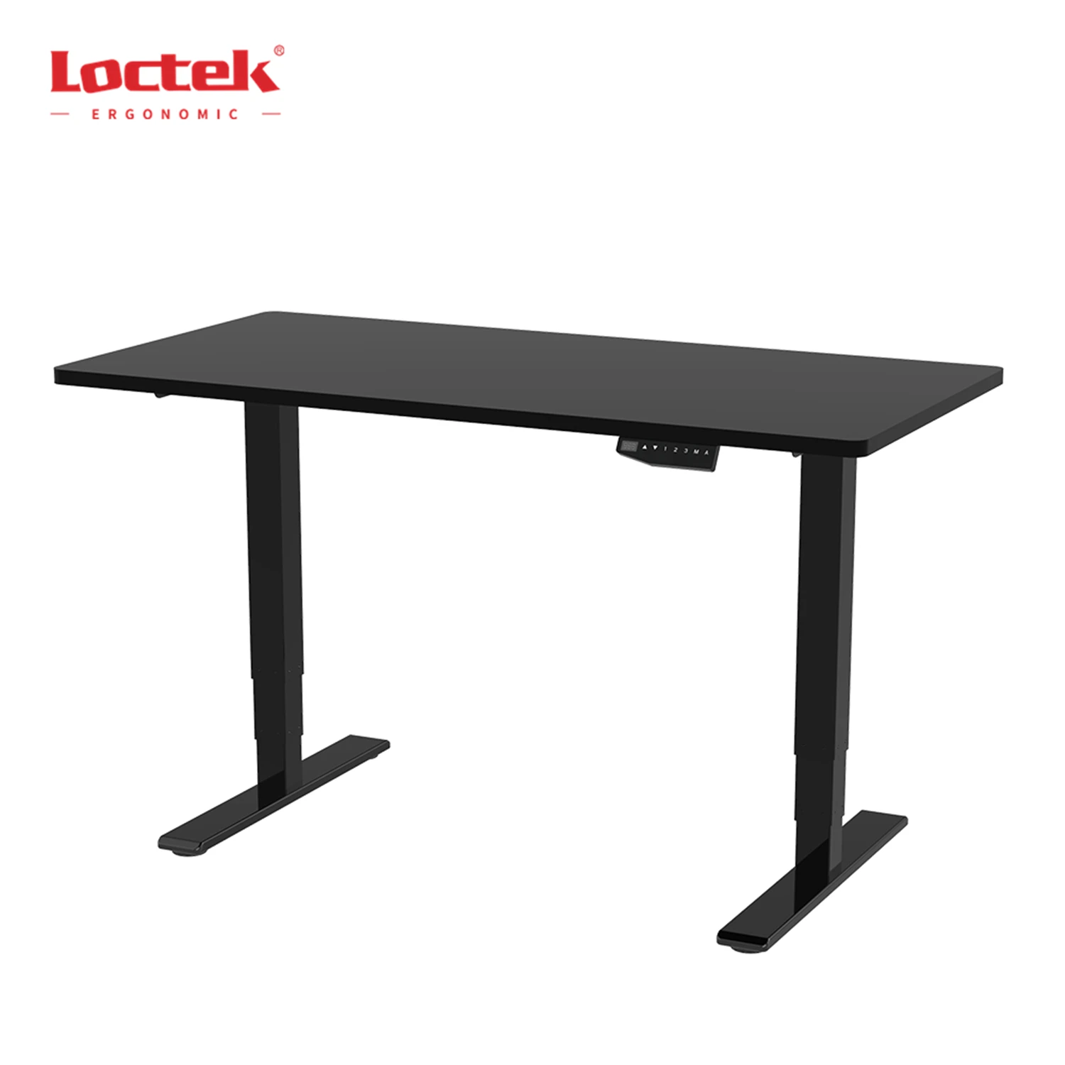 Самый экономичный Электрический регулируемый по высоте стоечный ПК стол Loctek ET275 с двухмоторной и противоударной системой